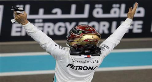 لويس هاميلتون بطل العالم لموسم 2019 في فورمولا-1